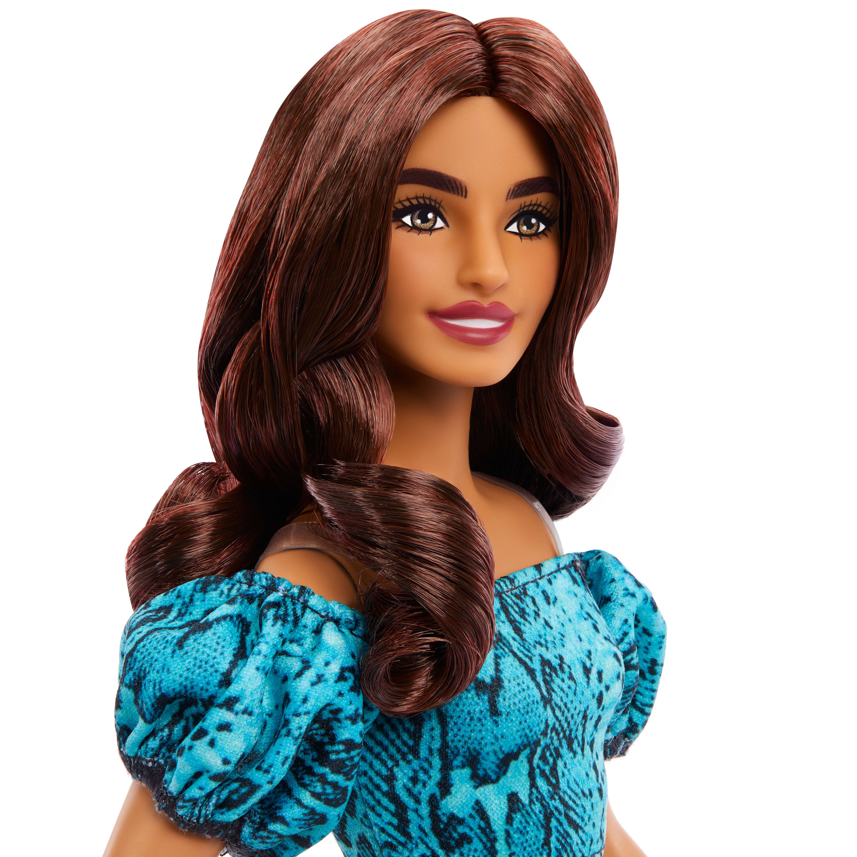 Barbie Poupée Barbie Fashionistas Jupe et Haut à Imprimé Serpent