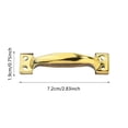 thumbnail image 2 of Antique Bow Style Door Pull Handle Heavy Barn Door Handle 3 In Fence Gate Handle Coating Easy To Install Metal Sliding Door Pulls For Garage Pantry (4 Styles) 7.2X1.9X1.8Cm Utility, 2 of 3