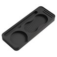 thumbnail image 3 of Tnarru Tapis de Compression en Silicone pour Café avec Rangement Résistant à la Chaleur Léger Polyvalent pour Porte-Filtre et Accessoires 24x9.4x2.2cm Noir, 3 of 8