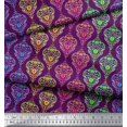 thumbnail image 2 of Soimoi polyester Crepe Fabric Floral & Damask Ethnic Decor Fabric Printed Yard 52 Inch Wide, 2 of 3