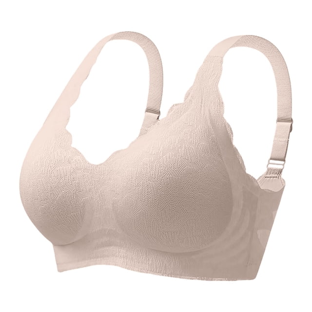 Yammkia Plus Size Sports Bras for Women Sports Bras for Women High Support,Racerback High Impact Sports Bra Moulded Cup Workout Bra Push up (Light Pink,XL)