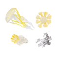 thumbnail image 3 of HILABEE Jellyfish Growth Cycle Science Biology Model Animal Life Growth Cycle Figure Yellow, 3 of 9