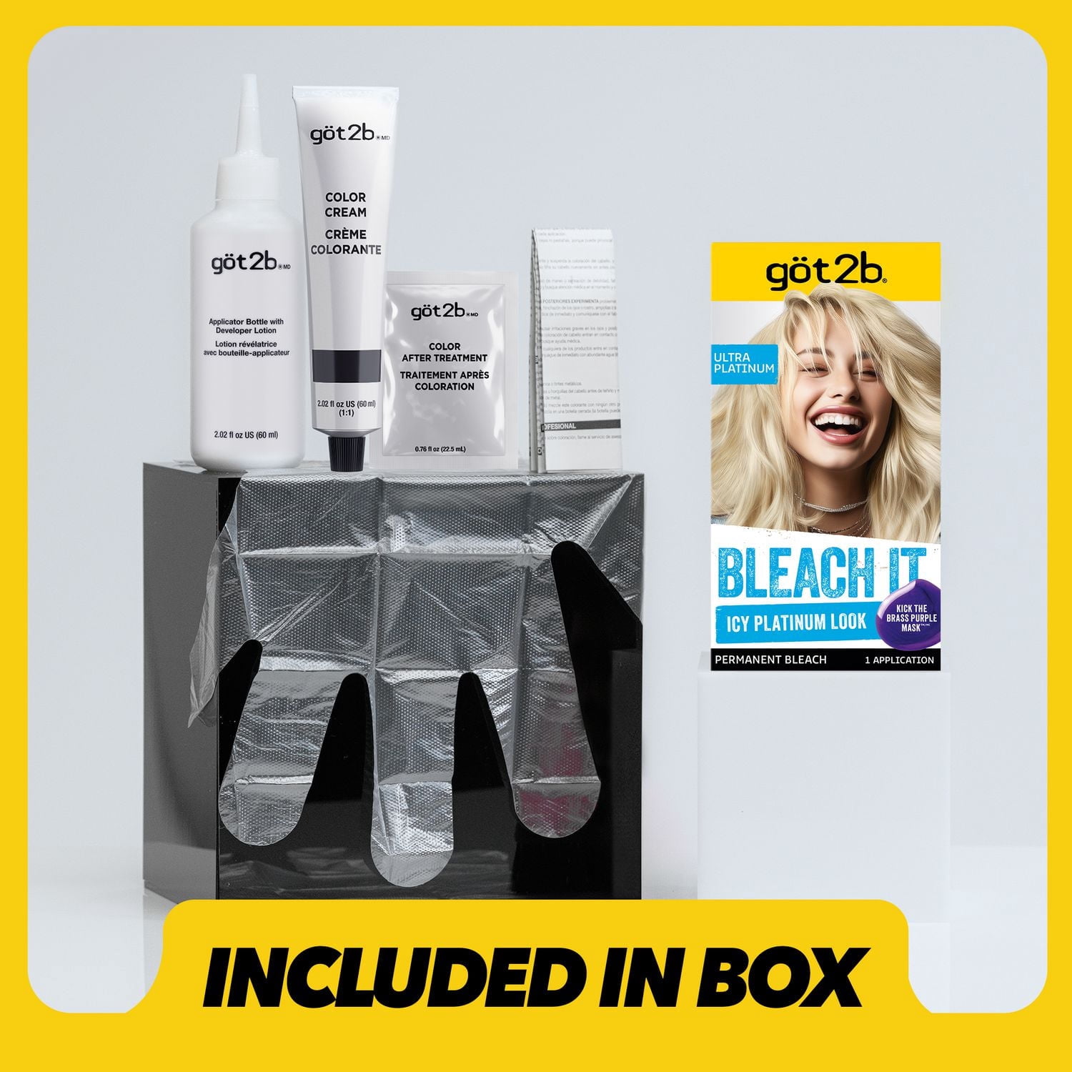 Got2b Bleach It Coloration Permanente, 00A Ultra Platine