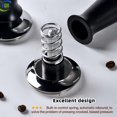 thumbnail image 2 of Tasseur à Force Équilibrée pour Café, avec Ressort Intégré pour Contrôle de Pression Précis, un Outil Indispensable pour les Amateurs de Café, pour Portafiltre de 51 mm, Fond Fluide, 2 of 13