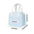 thumbnail image 3 of YIMWNYI Lunch Bag Sac à Riz Isolé, Grande Capacité, Imperméable, Sac à Lunch de Bureau, Rangement Portatif, Conservation des Aliments, Design Élégant, Sac Isotherme Portable, 3 of 6
