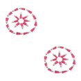 thumbnail image 4 of Ruiboury 100pack/lot Stand Out Unique Tassel DIY Tassel Accessory For Keychain Gifts Rose Red-Silver 2Set, 4 of 6