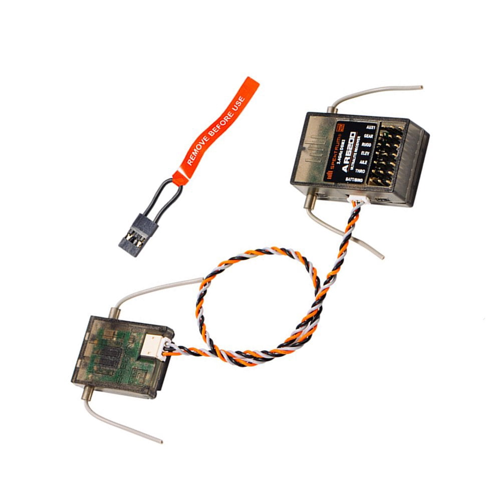 MesaSe AR6200 DSM2 Receiver Full Range  Dual-path Redundancy  2.4GHz  3.2g Satellite for Spektrum Accessory