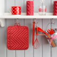 thumbnail image 2 of HAOAN 5Pcs Pot Holders for Kitchen Heat Resistant Pink Cotton Potholder Multipurpose Hot Pads Machine Washable Oven Mitt with Hanging Loop Pocket Potholder for Daily Baking Cooking Grilli, 2 of 6