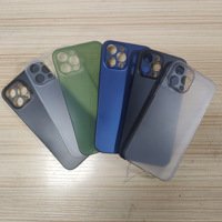 fastboy TPU Plastic Phone Case Back Ultra Thin Phone Cover Dust Proof Frosted Mobile Shell for iPhone 12 Pro