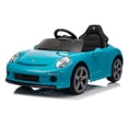 thumbnail image 1 of VOLTZ TOYS Officially Licensed RUF Porsche 911 24V Kids Ride-On Car, Motorized Luxury Sport Toy Vehicle with Parent Remote Control, Open Doors, LED Lights & Music, Blue, 1 of 6