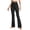 zb-Black, variant on fartey Women's Yoga Flare Pants High Waist Butt Lifting Crossover Leggings for Women No See-Through Tummy Control Pants Casual Elastic Waisted Workout Joggers Leggings