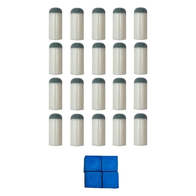 Lipstore 20x Embouts de Queue de Billard pour Adultes Installation Facile 10 mm