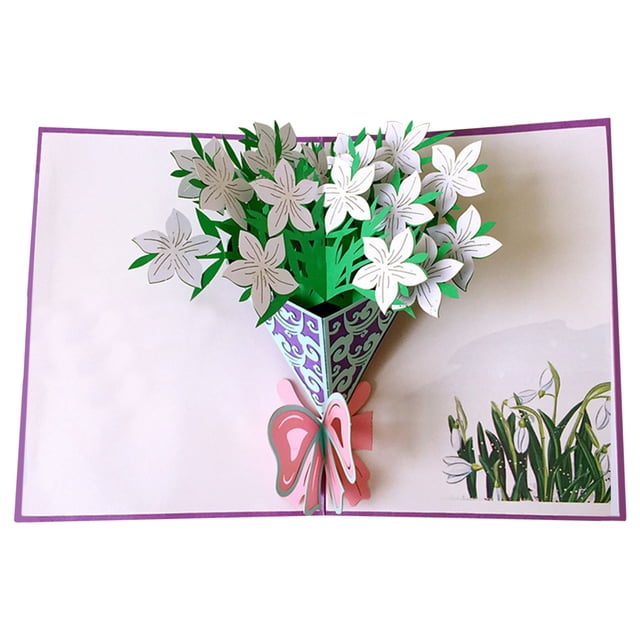 Agiferg Mother's Day Three-dimensional Greeting Card Creative Gift For Mother Thanksgiving Greeting Card Diy Paper Carving