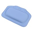 thumbnail image 1 of Coussin de Bain Éponge Relaxante Repose-Tête Imperméable avec Ventouses (Bleu Foncé), 1 of 7