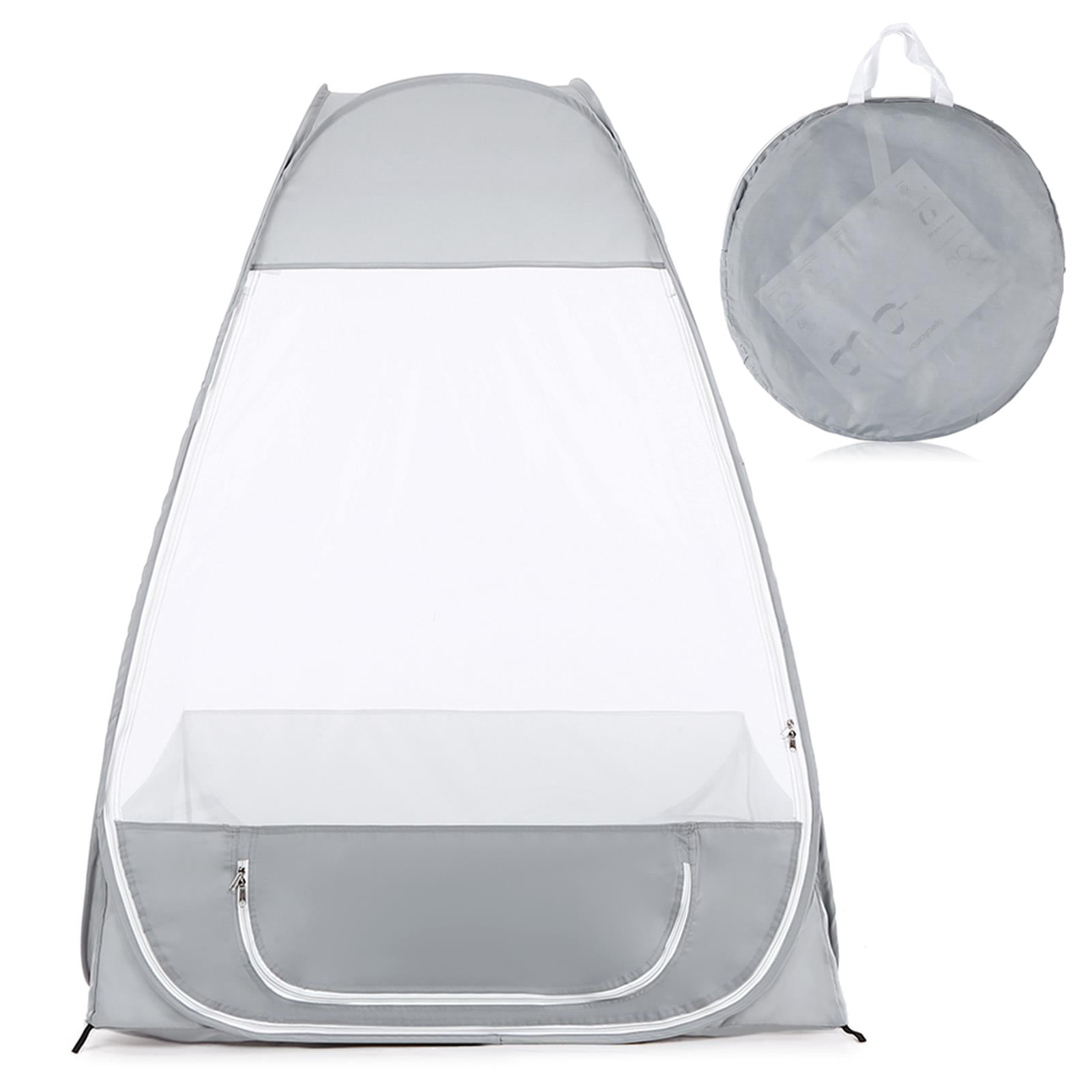 Amdohai Outdoor Mosquito Net Meditation Camping Tent Single Sit-in Free-standing Shelter Cabana Quick Folding Camping Tent