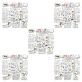 thumbnail image 1 of kurtrusly 5pack/lot DIY Wedding Decorations With Scrapbooking Stickers Stunning Designs Paper Decorative Stationery Stickers 5Set, 1 of 6