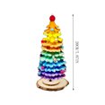 thumbnail image 3 of WLOELOEW Color A Macaron Twist Stick Christmas Tree Diy Kit Polyester Material 20 Cm High 7.9 Inches Colorful And Easy To Make A, 3 of 6