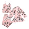 thumbnail image 1 of Fgnfyis Ensemble de Détente pour Femmes 3 Pcs à Manches Longues avec Shorts et Bretelles Pyjama Ensembles de Pyjama pour Femmes Jaune G, 1 of 9
