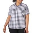 thumbnail image 1 of Lee Riders Women's Plus 3/4 Sleeve Woven Shirt, 1 of 5