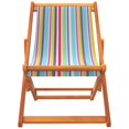 thumbnail image 2 of vidaXL Folding Beach Chairs 2 pcs Multicolour Fabric, 2 of 5