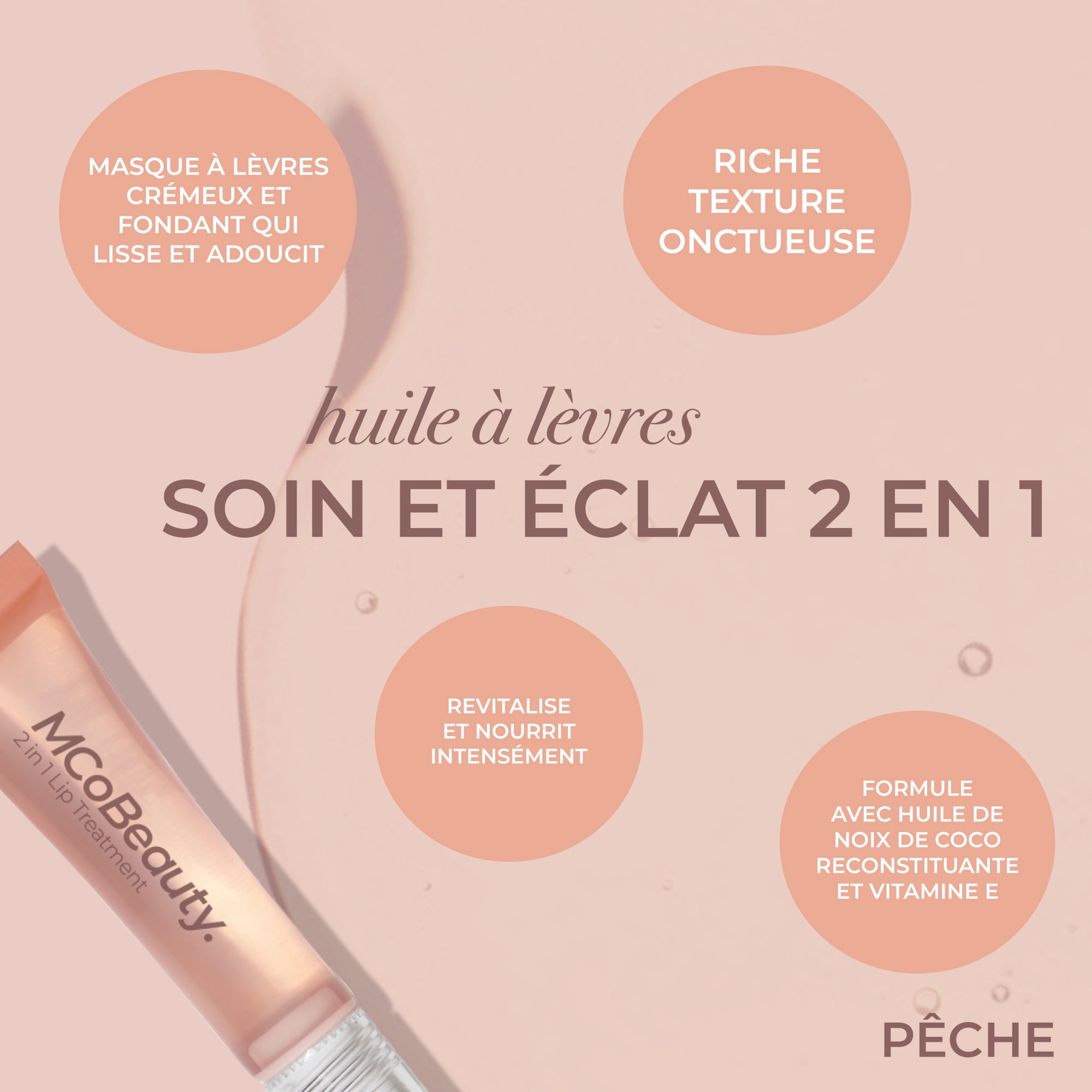 MCoBeauty - Éclat & Soin Traitement pour les Lèvres 2-en-1