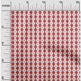 thumbnail image 2 of oneOone Cotton Cambric Red Fabric Asian Ikat Craft Projects Decor Fabric Printed By The Yard 42 Inch Wide, 2 of 4