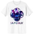 thumbnail image 1 of Chasseurs de Démons K-pop Huntrix Logo Coloré sur T-Shirt Blanc à Manches Courtes pour Adulte - TTG, 1 of 3