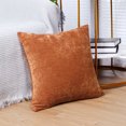 thumbnail image 2 of PiccoCasa Soft Water Repellent Throw Pillow Covers Deep Orange 20x20 Inch, 2 of 7