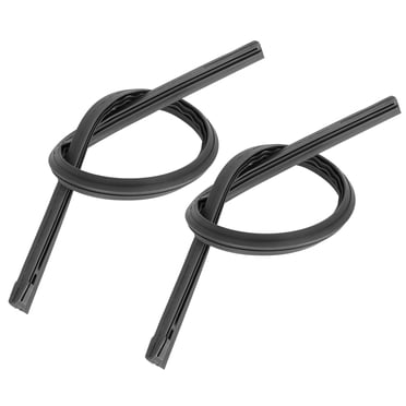 Unique Bargains 2 Pcs Recharges de Lame de Bande de Caoutchouc d'Essuie-glace de Pare-Brise 28 Pouces 8x10mm à 3 Sections pour Toyota Kia Nissan Chevrolet Buick