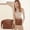 women's leather handbag Under $5 a3, variant on Cagogo Genuine Leather Crossbody Bag, Vintage Style Women's Shoulder Bag, Multi-Layer Bucket Bag for Daily Use, Adjustable Strap, Spacious Organizer, Durable Leather Purse for Women