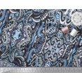 thumbnail image 3 of Soimoi Poly Georgette Fabric Floral & Paisley Decorative Print Fabric by The Yard 52 Inch Wide, 3 of 3