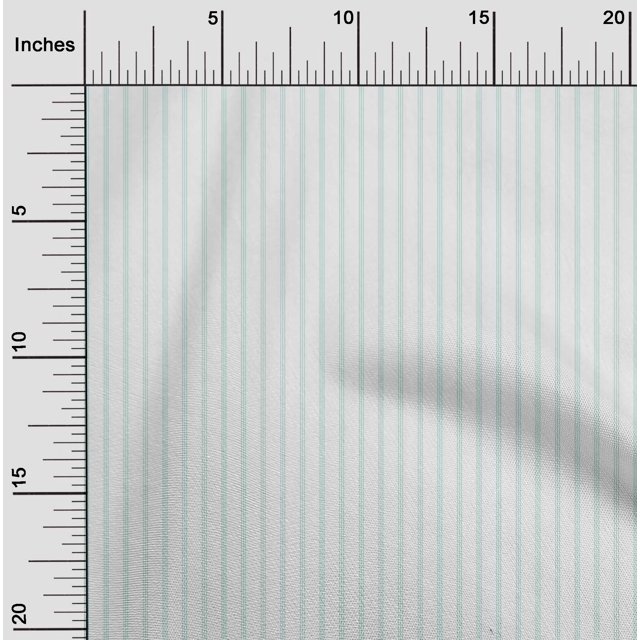 oneOone Polyester Lycra Fabric Vertical Stripe Printed Craft Fabric BTY 56 Inch Wide