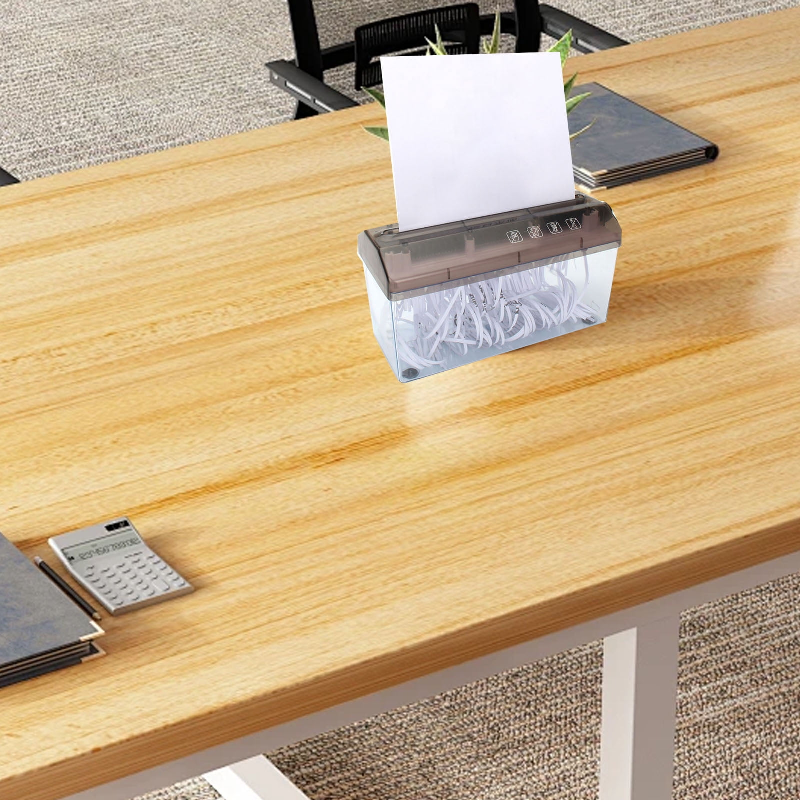 Manual Shredder, Portable Mini Hand Shredder Space Saving  for Office