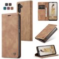 thumbnail image 1 of Galaxy A14 5G Wallet Case, TECH CIRCLE PU Leather Flip Folio Case with Card Holders RFID Blocking Kickstand Shockproof TPU Inner Shell Phone Cover for Samsung Galaxy A14 5G 6.6 inch 2023, Brown, 1 of 10