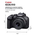 thumbnail image 2 of Canon EOS R10 Appareil Photo Sans Miroir avec Objectif RF-S 18-45 mm, Trousse, 2 of 4