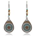 thumbnail image 1 of Dangle Earrings Boho Hollow National Style Bohemian Drop Earrings Hoop Earrings, 1 of 10