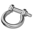 thumbnail image 2 of Wchiuoe Bow Shackle,Screw Pin Anchor Shackle Bow Shape 304 Stainless Steel Chain Wire Rope Connector Lifting Tool,Bow Shape Load Clamp, 2 of 8