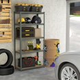 thumbnail image 2 of Costway Unité de Rayonnage de Garage Ajustable 3 Pcs 5 Niveaux avec Charge Max 2000 lbs pour Entrepôt Gris, 2 of 9