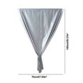 thumbnail image 3 of Panneau de Rideau pour VR 70x100 cm Argenté en Polyester, Habillage de Fenêtre Occultant avec Crochets et Cordon, Installation Facile Sans Perçage, Rideaux Filtrant la Lumière pour l'Intimité pour Roulotte, Salle de Bain, Chambre, 3 of 6