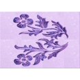 thumbnail image 1 of Ahgly Company Machine Washable Indoor Rectangle Transitional Purple Area Rugs, 5' x 7', 1 of 7