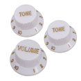 thumbnail image 1 of 3 Pcs Boutons de Strat pour Guitares 1 Volume 2 Tons Boutons de Commande pour Accessoires de Guitare, 1 of 10