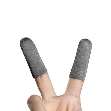 Yeacher 6 Pcs Manchon de Doigt de Jeu Manchon pour Pouce à Écran Tactile Manchon de Doigt Sensible Résistant à la Sueur Respirant pour Jeu