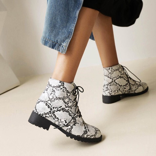 Bottes Hautes à Plateforme à Talons Hauts Épais pour Femmes à Manches, à Agencement de Couleurs de Fleurs d'Automne et d'Hiver