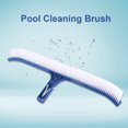 thumbnail image 3 of 18 Inch Swimming Pool Cleaning Brush Pool Brush Set,Long Handle Pool Scrub Brush Swimming Pool Brush Aquarium Tools Extra Scrubbing Power Heavy Duty for Spa Pond,Pool Tools, 3 of 9