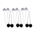 thumbnail image 2 of Ladder Bolas Balls, Real Golf Tossing Ball Ladder Toss Black and White, 2 of 8