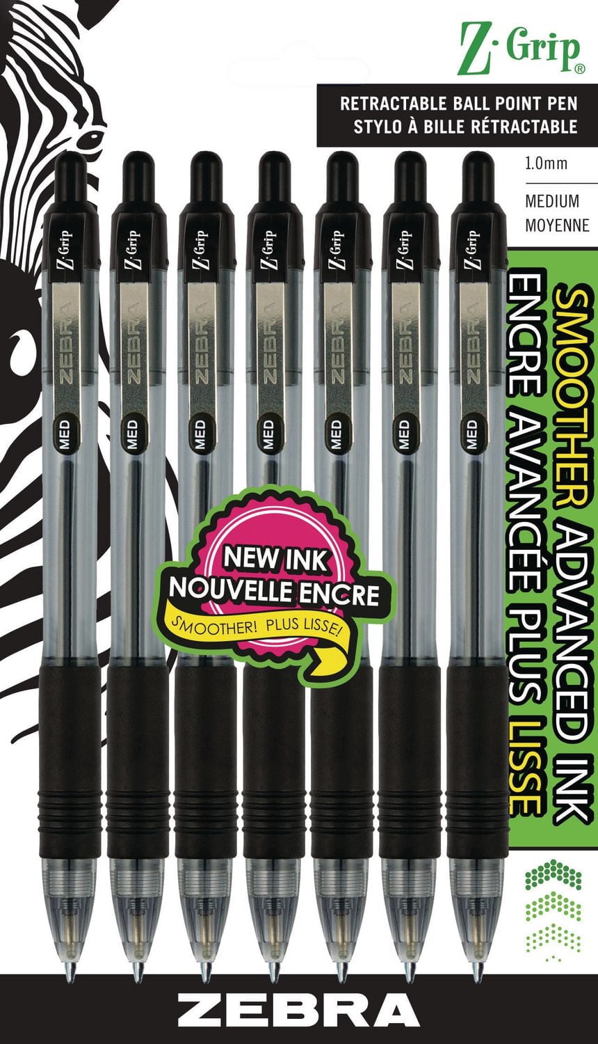 Zebra Z-Grip Retractable Ballpoint Pens