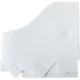 thumbnail image 4 of 5 Pieces Plastic Magazine Rack, Magazine Holder Storage, White Plastic Magazine Holder, Foldable File Folder, for Office, Archiving and Storage, 4 of 4