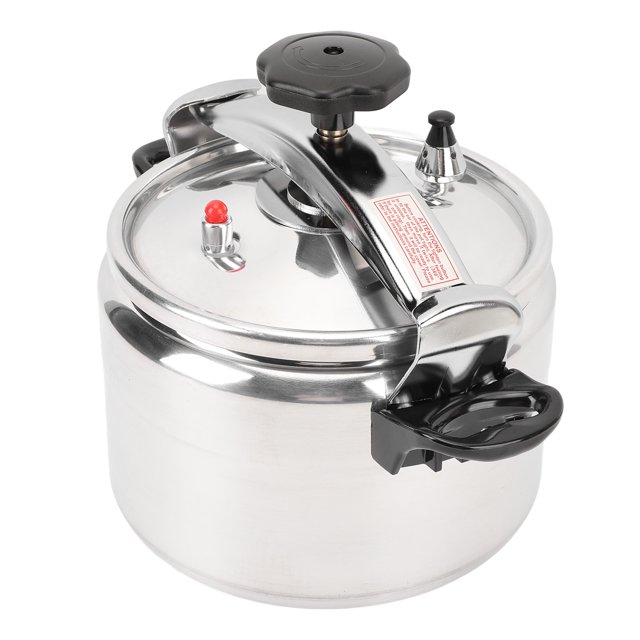 Pressure Cooker, Double Ears Aluminum Pressure Canner Zero Coating Professional 7L Large Capacity for Gas Stove
