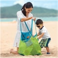thumbnail image 1 of Large Mesh Tote Bag Clothes Toys Carry All Sand Away Beach Bag, 1 of 4