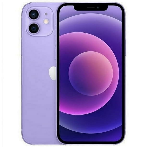 Restored Apple iPhone 12 Fully Unlocked Purple 256GB Very Good (Refurbished)